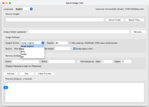 BatchImageTool MacOS 